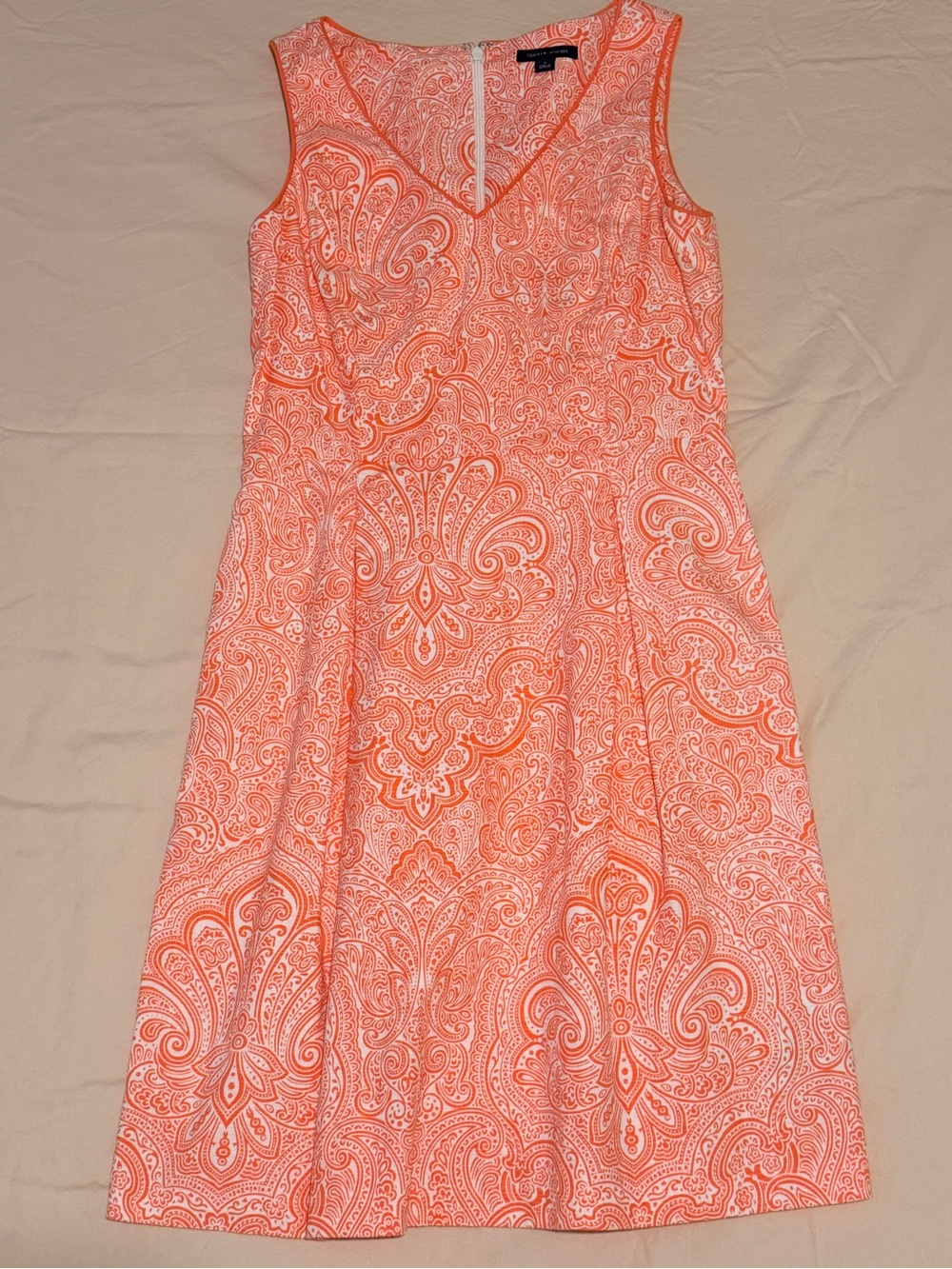 Tommy Hilfiger V‑Neck Fit & Flare Dress